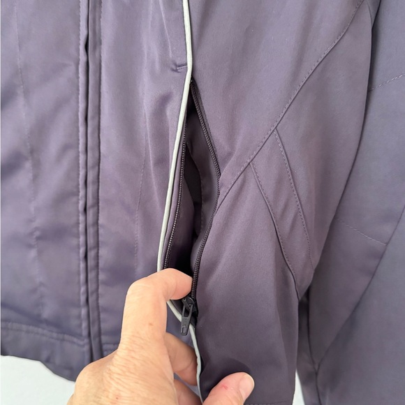 Vintage 1993 Nike Purple Track Suit.  Jacket/Hoodie Size 8-10 & Size 4-6 Capri - Picture 8 of 16